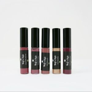 5 Vital Natural Lip Gloss Made in USA Organic(New)